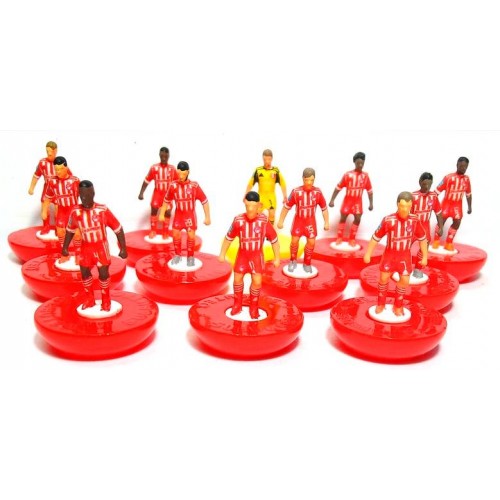 Subbuteo Andrew Table Soccer Olympiacos 2021-22 on Classic Hasbro bases